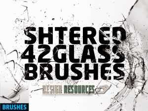 42 Shattered Glass Brushes
