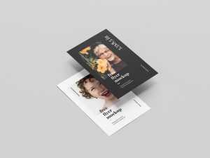 5 Free Half Letter Flyer Mockup PSD set
