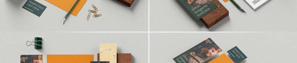 5 Free Luxury Business Stationery Mockup PSD Files