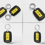 5 Free Plastic Keychain Mockups PSD Files
