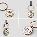5 Free Shiny Key Chain Mockup PSD Files