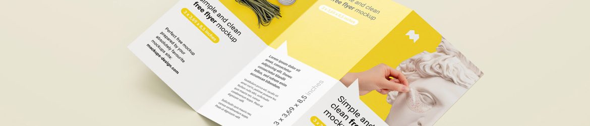 5 Free US Tri-Fold Brochure Mockup PSD Set PsFiles