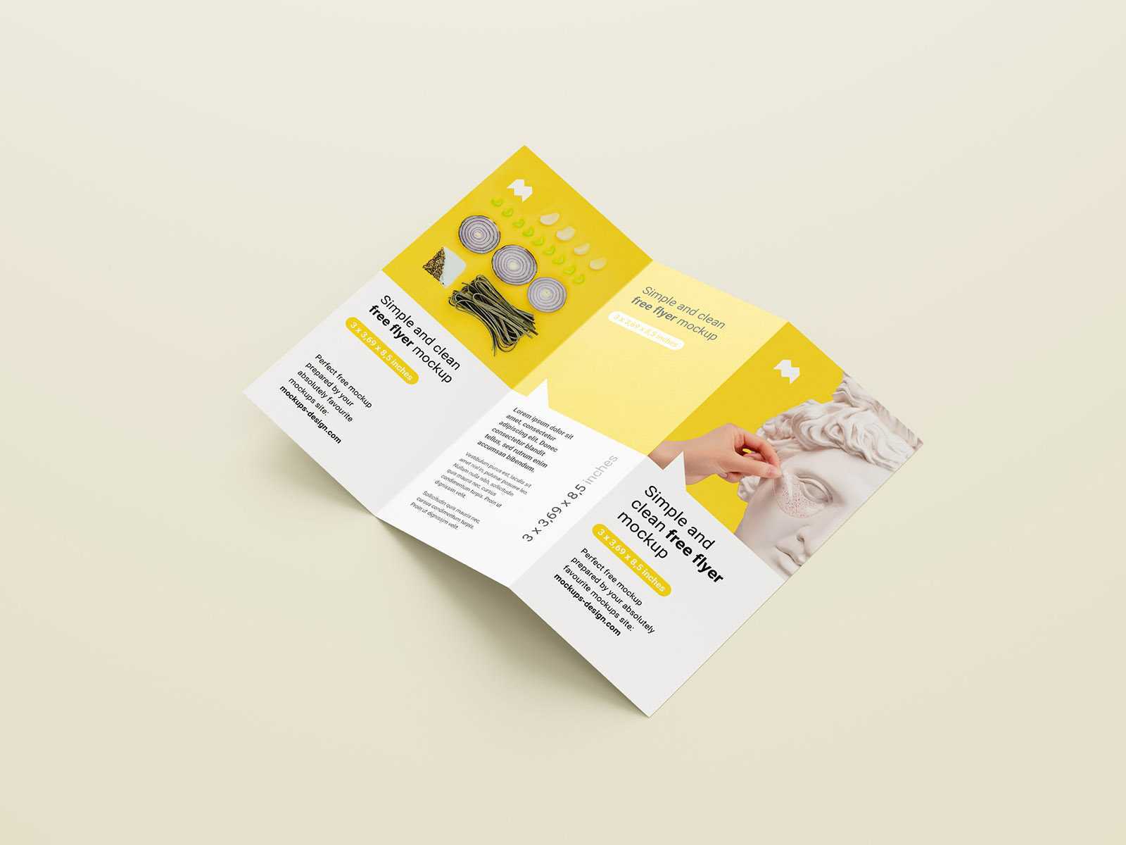 5 Free US Tri-Fold Brochure Mockup PSD Set PsFiles