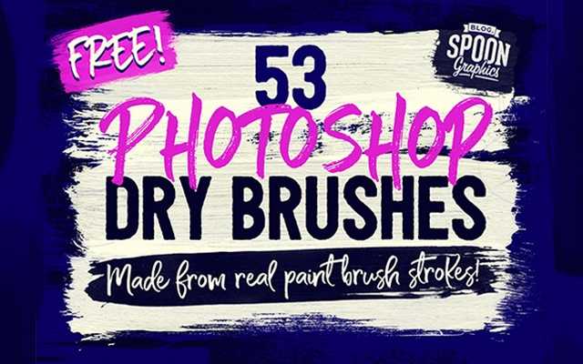 53 Dry Brushes Made From Real Brush Strokes