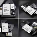 6 Free Brand Identity Mockups PSD PSD