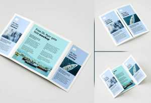 6 Free DL Gate Fold Brochure Mockup PSD Files