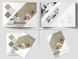 7 A4 Bifold Brochure Mockups PSD set Free File