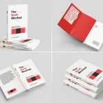 8 Free Book With Gatefold Cover Flap Mockup PSD Files