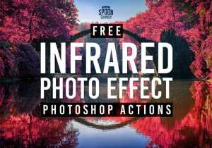 8 Free Infrared Photo Effect Ps Actions by Spoon Graphics