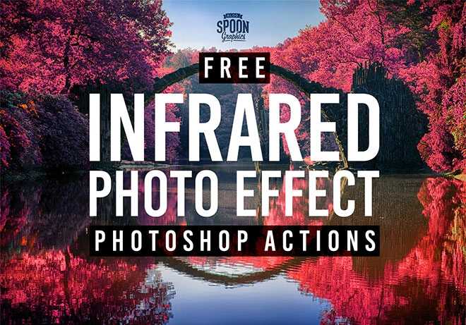 8 Free Infrared Photo Effect Ps Actions by Spoon Graphics