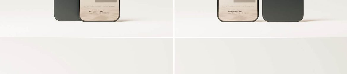 8 Free iPhone 15 Pro and Pro Max Mockups PSD files