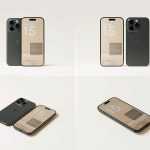 8 Free iPhone 15 Pro and Pro Max Mockups PSD files