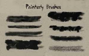 8 Painterly Brushes