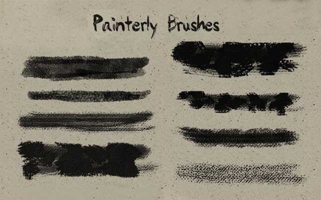 8 Painterly Brushes