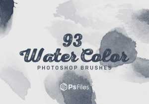 93 Free Watercolor Photoshop Brushes