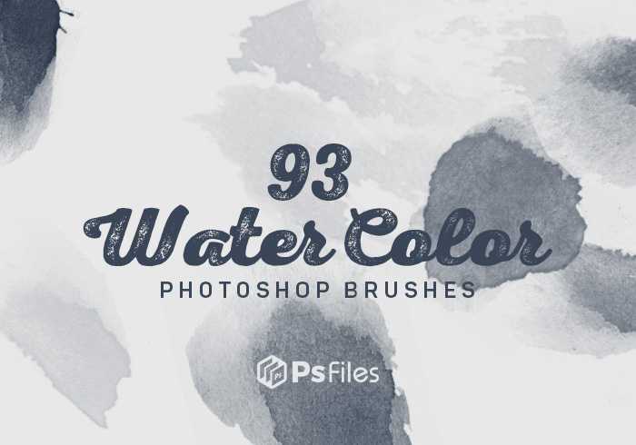 93 Free Watercolor Photoshop Brushes