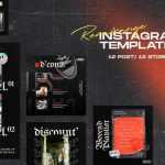 A Free Trending Plastic Wrapped and Paper Toned Instagram Post Design PSD Templates