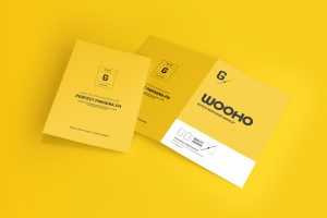 A4 Bifold Brochure Mockup