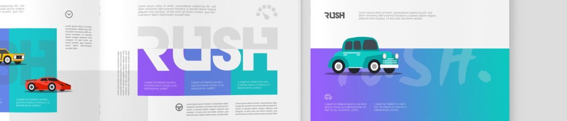 A4 Landscape Brochure Mockup