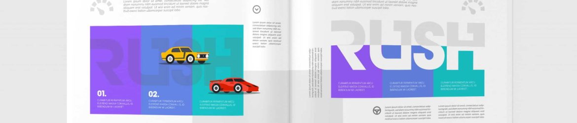 A4 Landscape Magazine Mock-Up