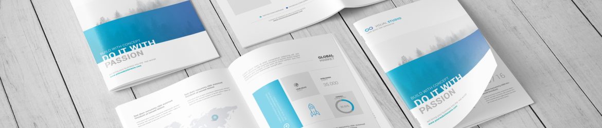 A4 Magazine Brochure Catalog Mockup PSD