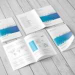 A4 Magazine Brochure Catalog Mockup PSD