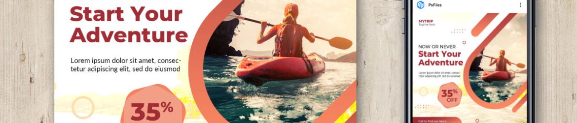 Adventure Journey Travel Social Media Design Templates free