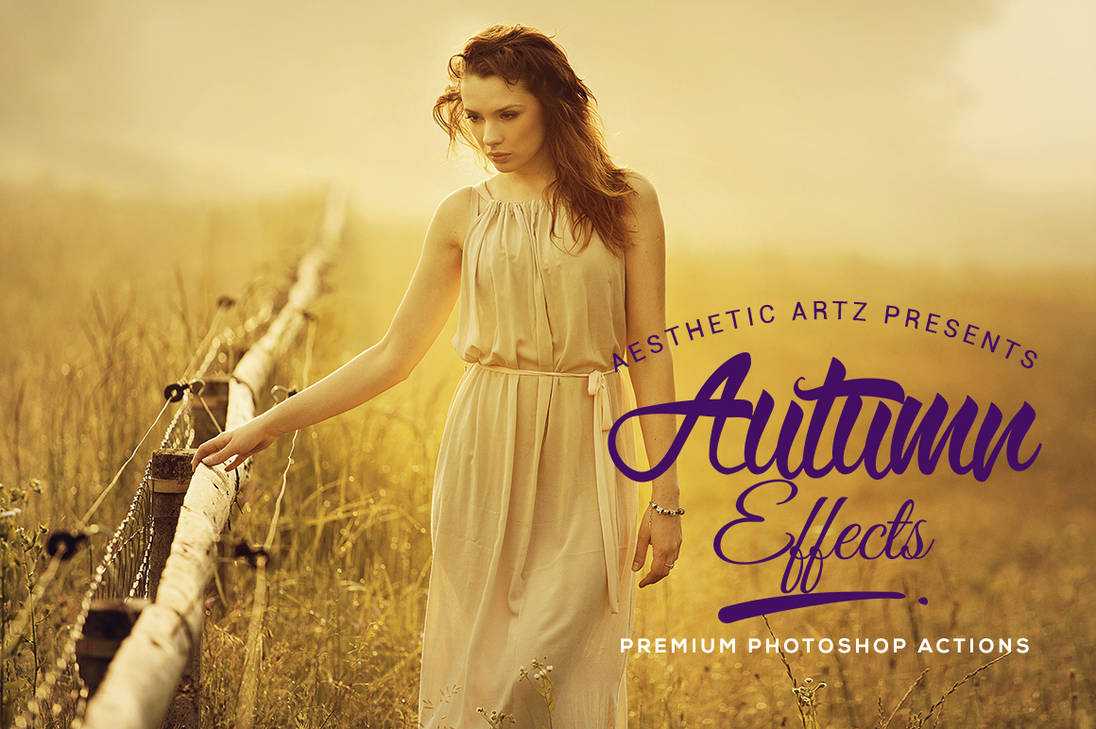 Aesthetic Autumn Effects Photoshop Actions