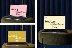 Apple MacBook Pro Scenes Mockup