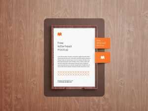 Appreciation Letter Showcasing Mockups Free PSD in 2 Different Views