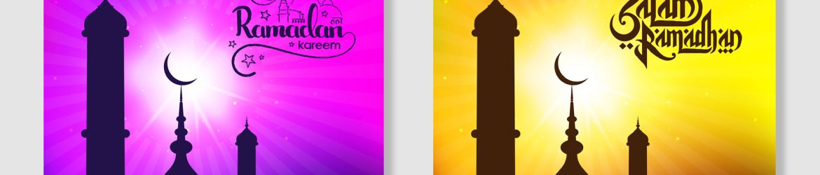 Arabic Salam Ramadan + Ramadan Kareem 2 Design PSD Files
