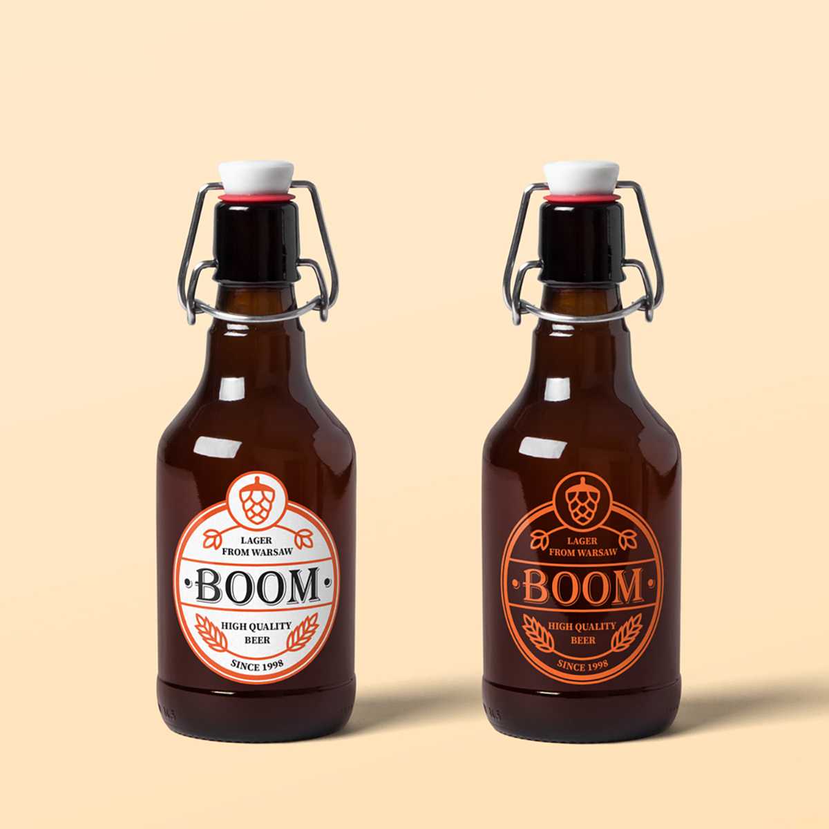 Beer Bottle Mockup