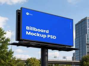 Billboard Mockup 2026 — Free Outdoor Signage PSD