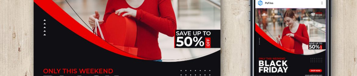 Black Friday Sales Free Social Media Post Design PSD Template
