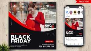 Black Friday Sales Free Social Media Post Design PSD Template