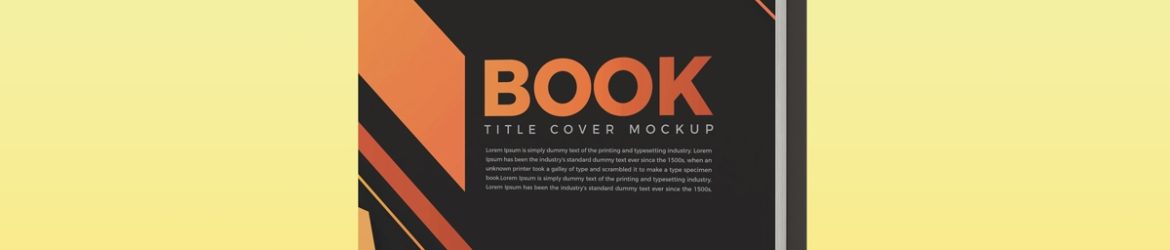 Book Title Cover Mockup