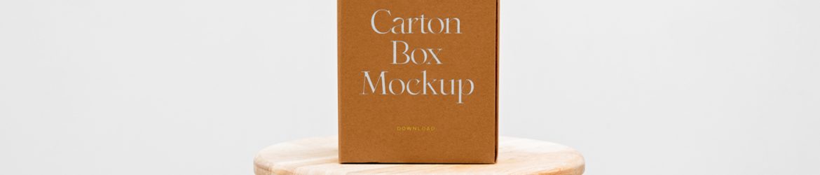 Box on Chair Mockup