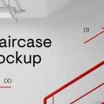 Building Staircase Mockup - Free PSD Download Building Staircase Mockup
