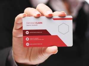 Business Card Mockup Holding in Hand
