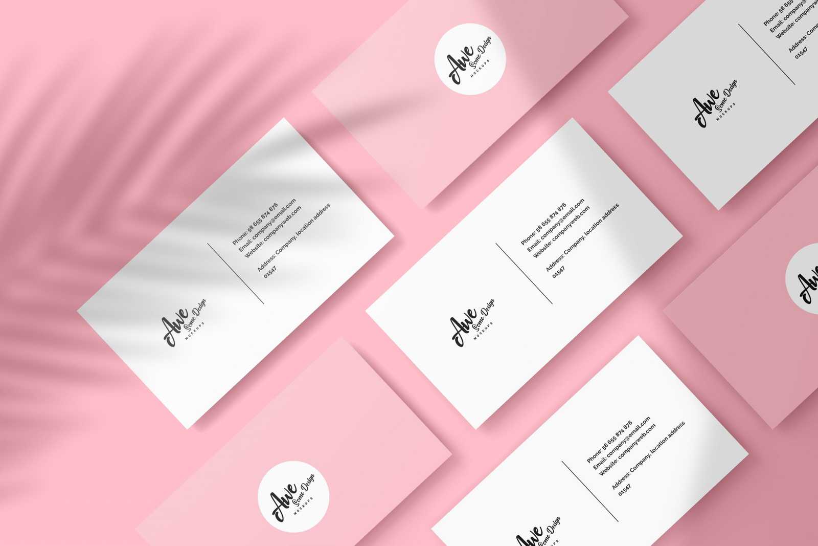 Business Card Mockup Set