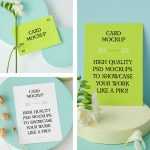 Card on Circle Paper Box Mockups - Free PSD Download Card on Circle Paper Box Mockups