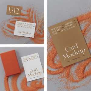 Cards with Twig Mockups