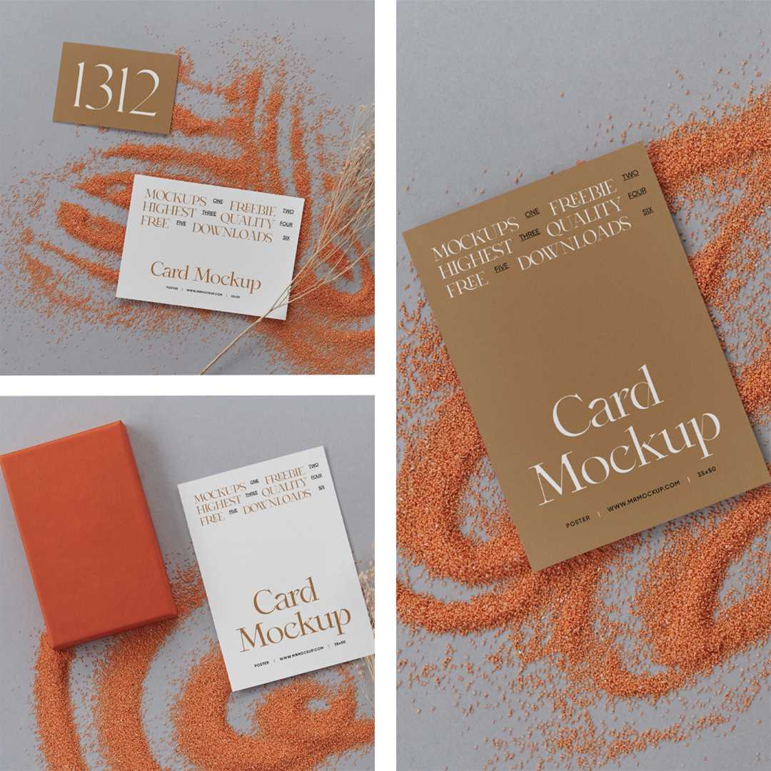 Cards with Twig Mockups