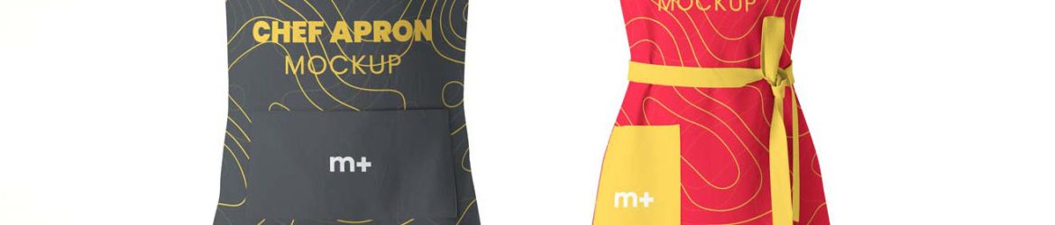 Chef Kitchen Apron Mockup