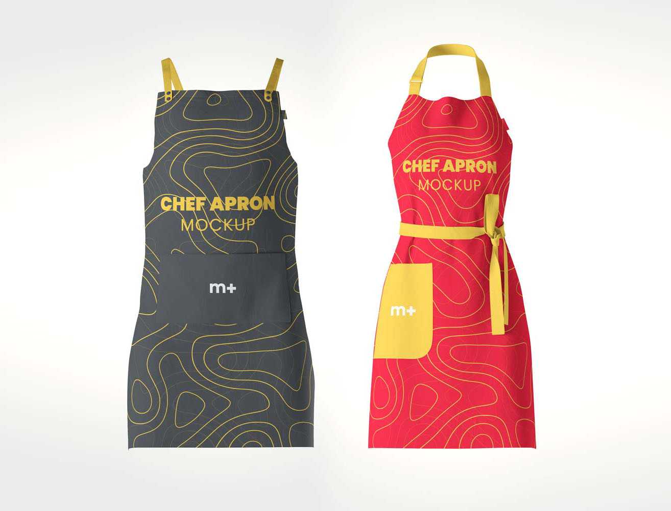 Chef Kitchen Apron Mockup
