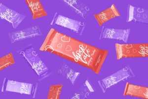 Chocolate Bar Packaging Mockup