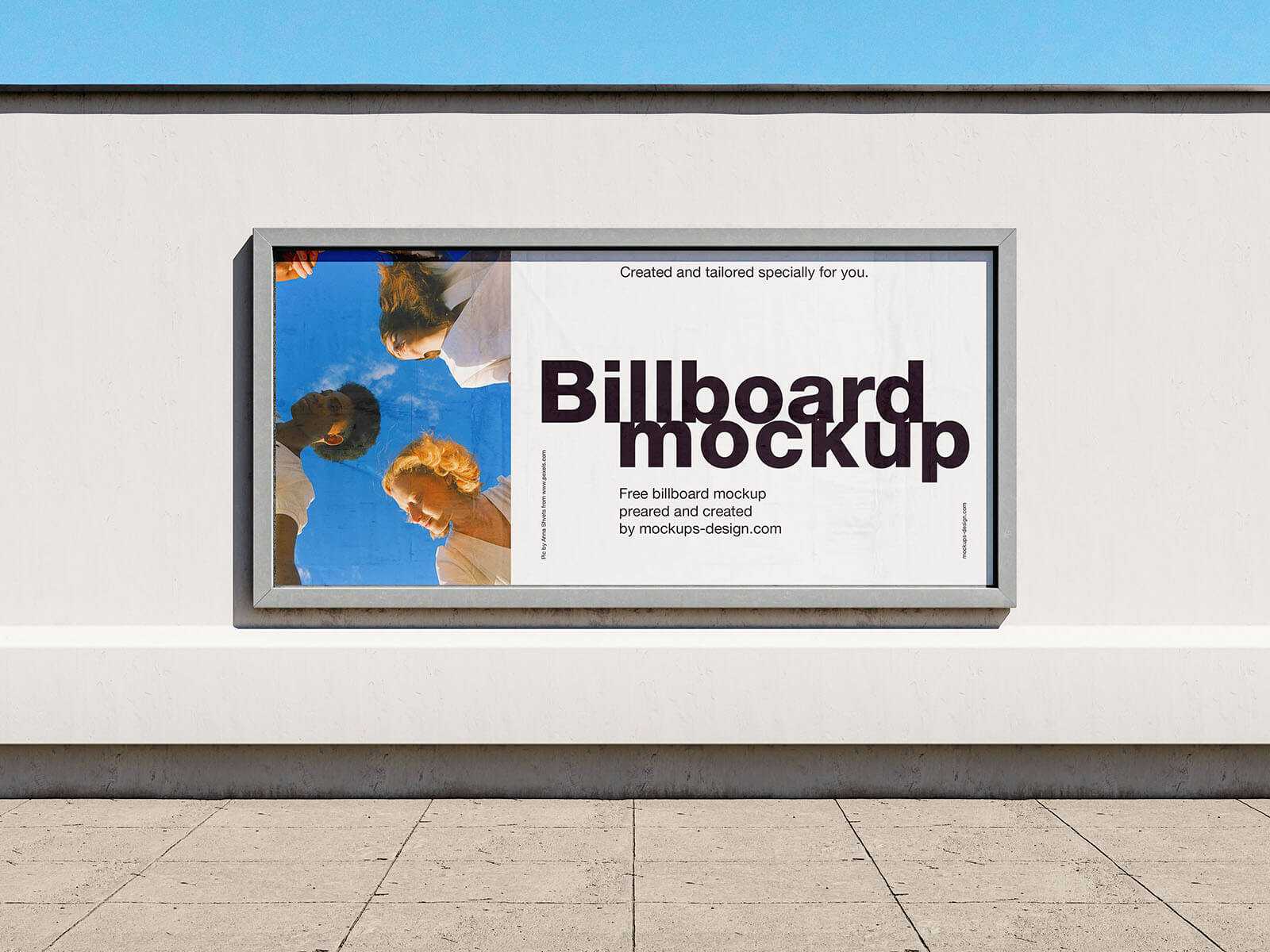 Clean and Simple Billboard Mockup PSD