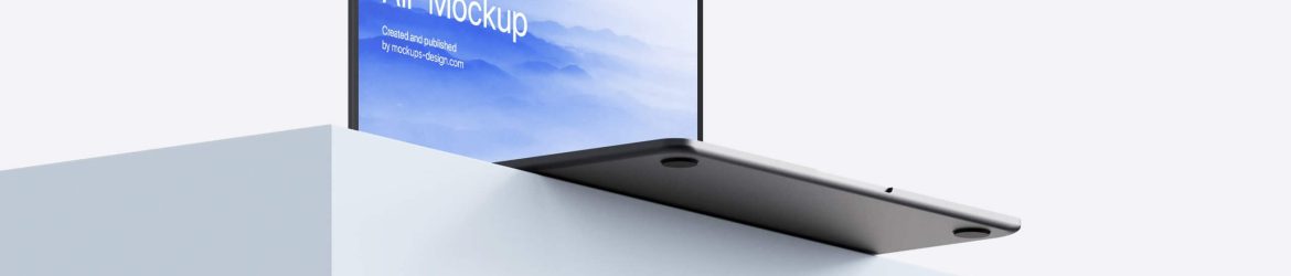 Clean MacBook Mockups Free PSD set