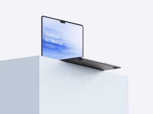 Clean MacBook Mockups Free PSD set