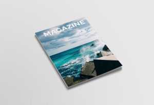Clean Magazine Cover Mockup